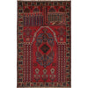 Islamic Prayer Carpet 3' 1" x 4' 11" (ft) - No. R19186