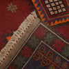 Multi Color Baluchi Rug 2' 9 x 4' 6 (ft) - No. R19193