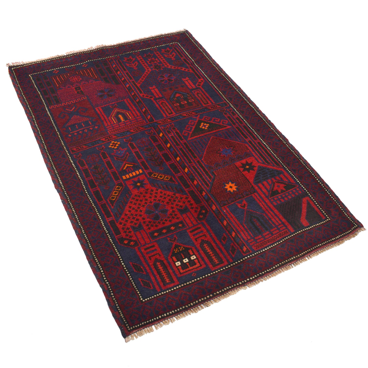 Handmade Jaye Namaz 3' 1" x 4' 7" (ft) - No. R19202