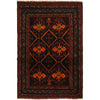 Traditional Baloch Rug 4' 1 x 5' 7 (ft) - No. R19315