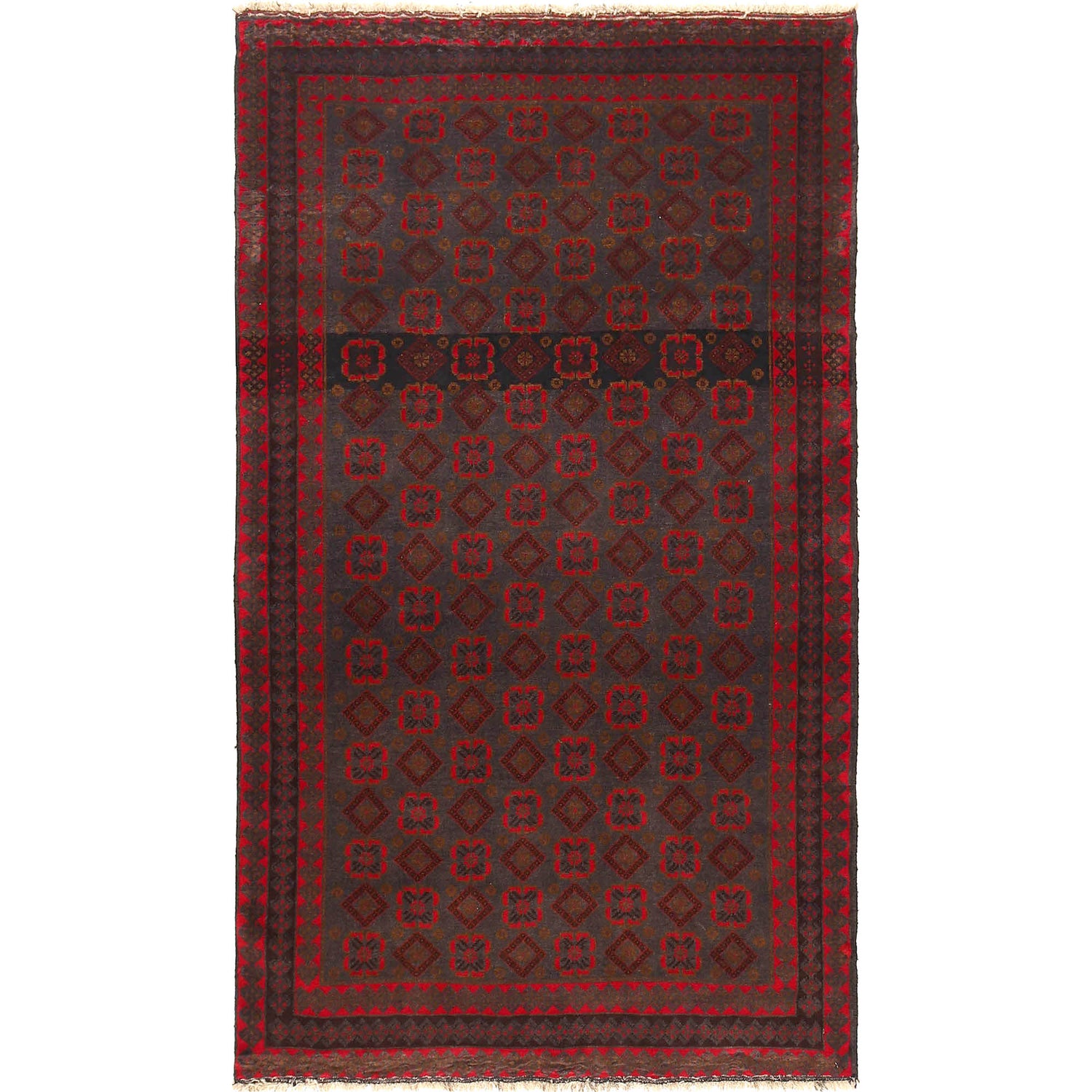 Traditional Baloch Rug 3' 8 x 6' 4 (ft) - No. R19351
