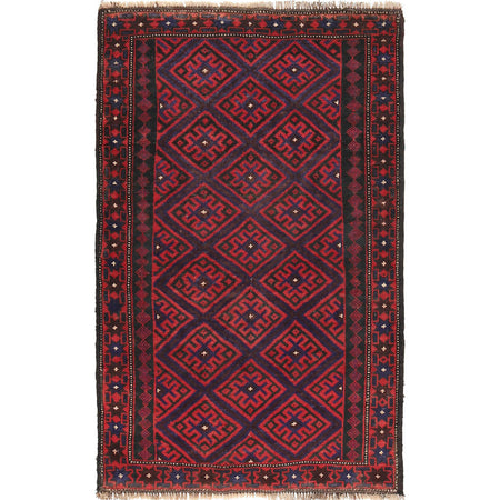 Traditional Baloch Rug 2' 8 x 4' 5 (ft) - No. R19354