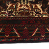 Hand Knotted Baluchi Rug 4' 3 x 7' 6 (ft) - No. R19376A