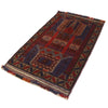 Blue Color Prayer Rug 3' 3" x 4' 9" (ft) - No. R19562