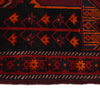 Black Color Prayer Carpet 3' 3" x 5' 3" (ft) - No. R19563