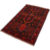 Black Color Prayer Carpet 3' 3" x 5' 3" (ft) - No. R19563