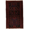 Black Color Prayer Carpet 3' 0" x 4' 8" (ft) - No. R19606