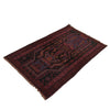 Black Color Prayer Carpet 3' 0" x 4' 8" (ft) - No. R19606