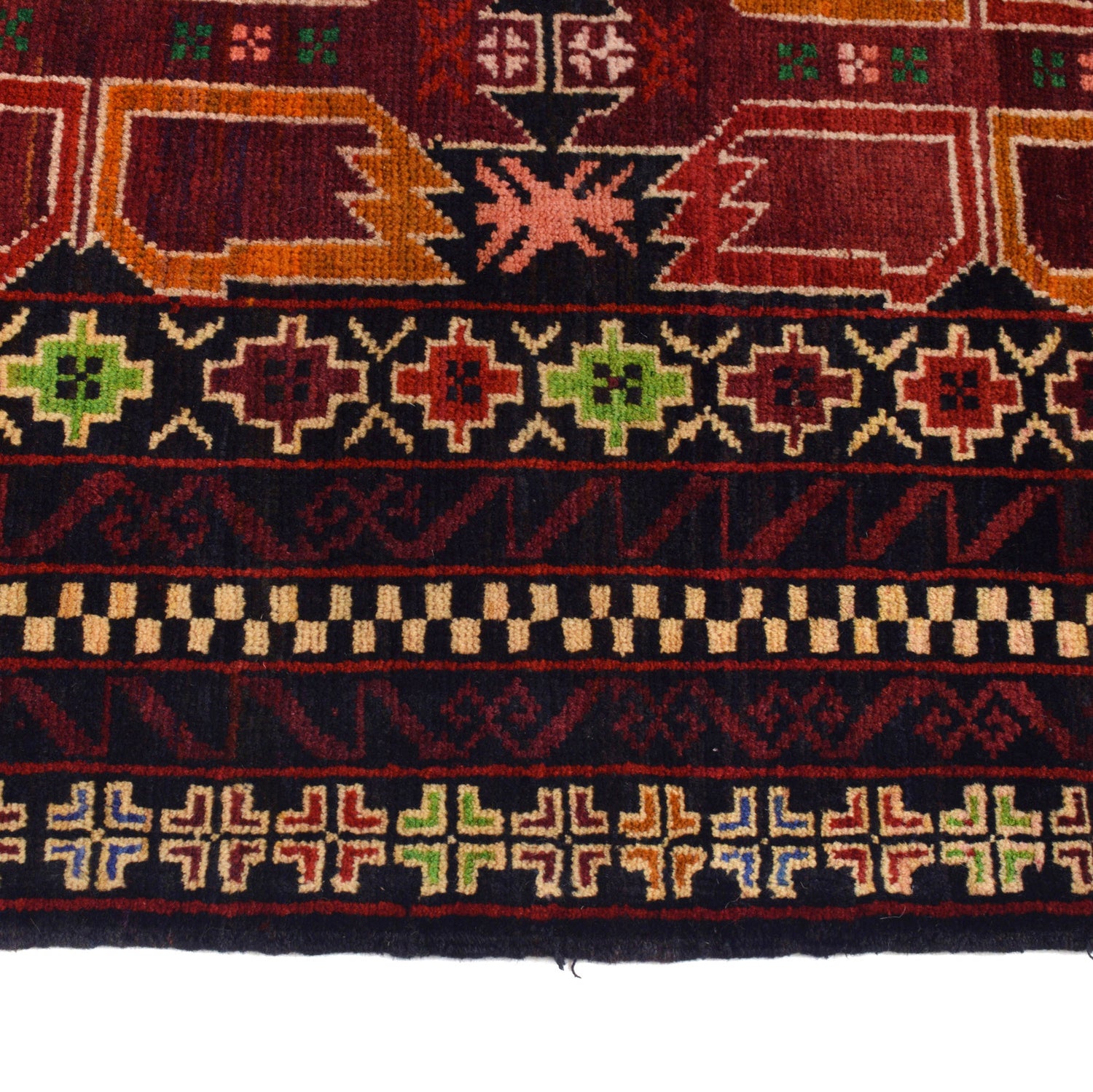 Traditional Baloch Rug 3' 9 x 6' 3 (ft) - No. R19668