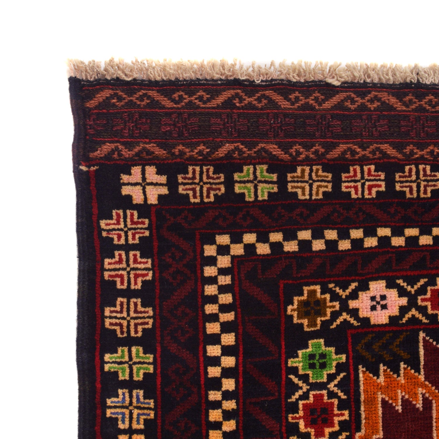 Traditional Baloch Rug 3' 9 x 6' 3 (ft) - No. R19668