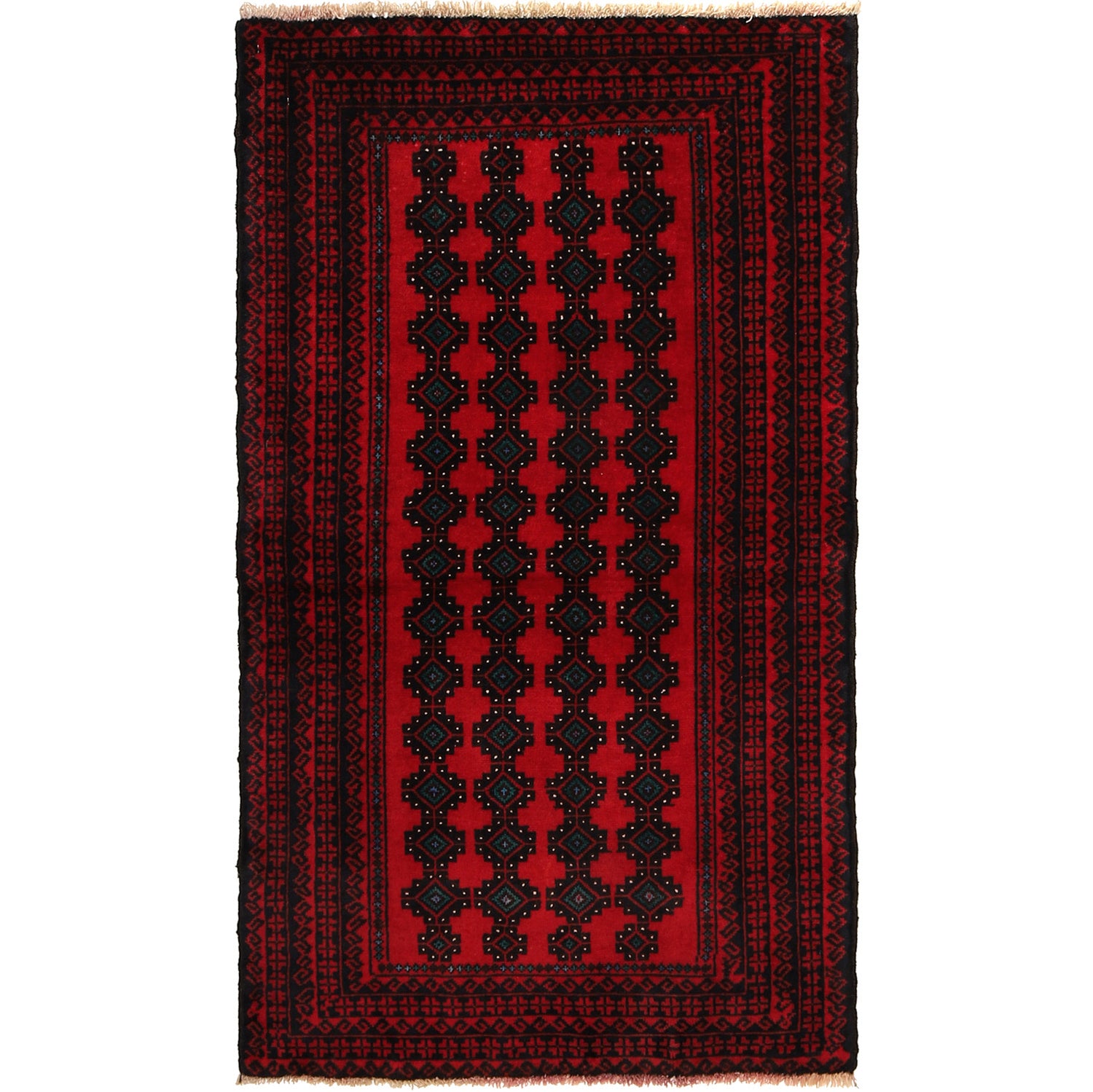 Hand Knotted Baluchi Rug 2' 6 x 4' 7 (ft) - R19740