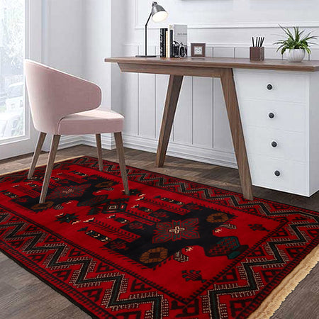 Hand Knotted Baluchi Rug 2' 8 x 4' 8 (ft) - R19760