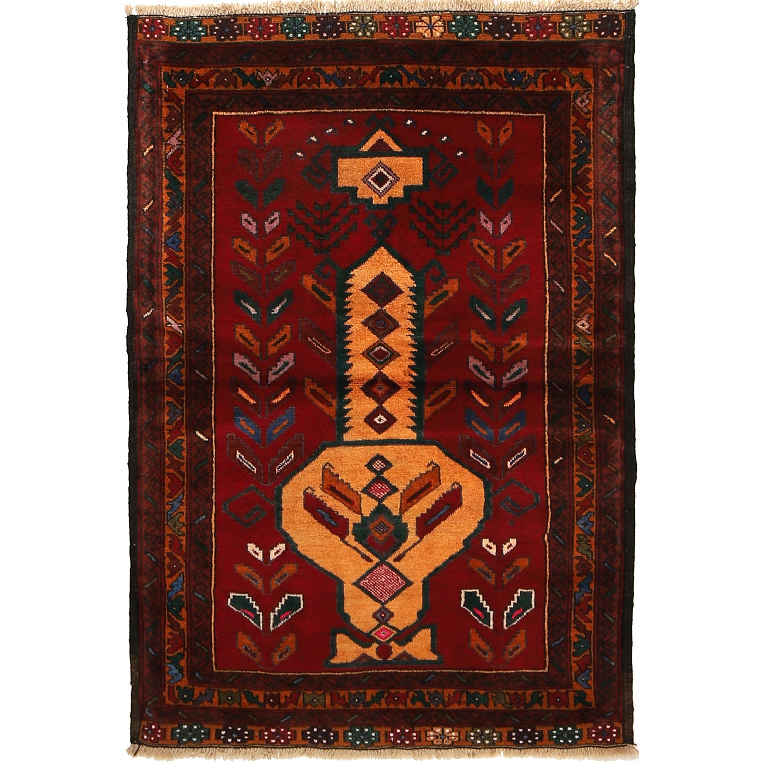 Handmade Balochi Rug 2' 7 x 4' 0 (ft) - No. R19782