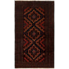 Hand Knotted Baluchi Rug 4' 2 x 7' 4 (ft) - No. R19848