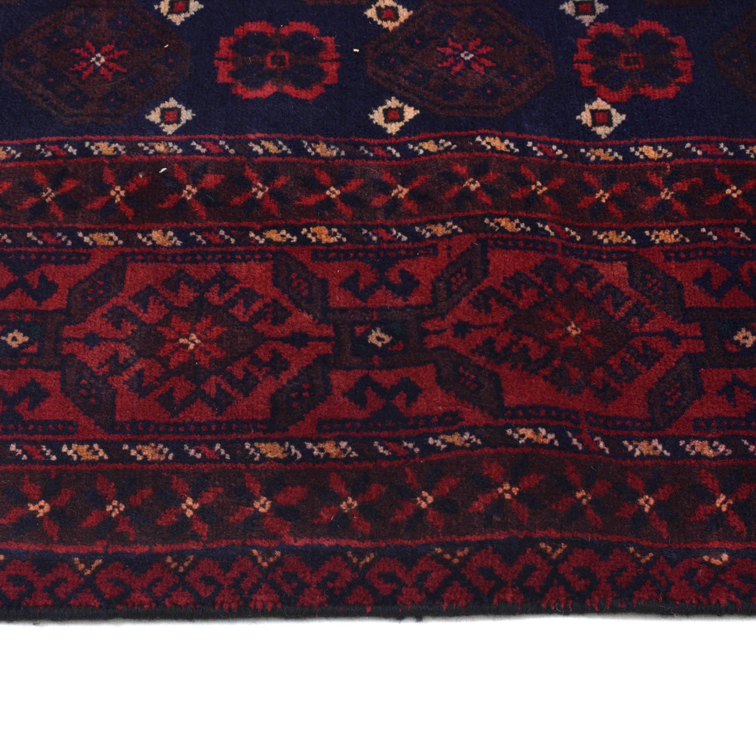 Hand Knotted Baluchi Rug 4' 2" x 7' 1" (ft) - No. R19976