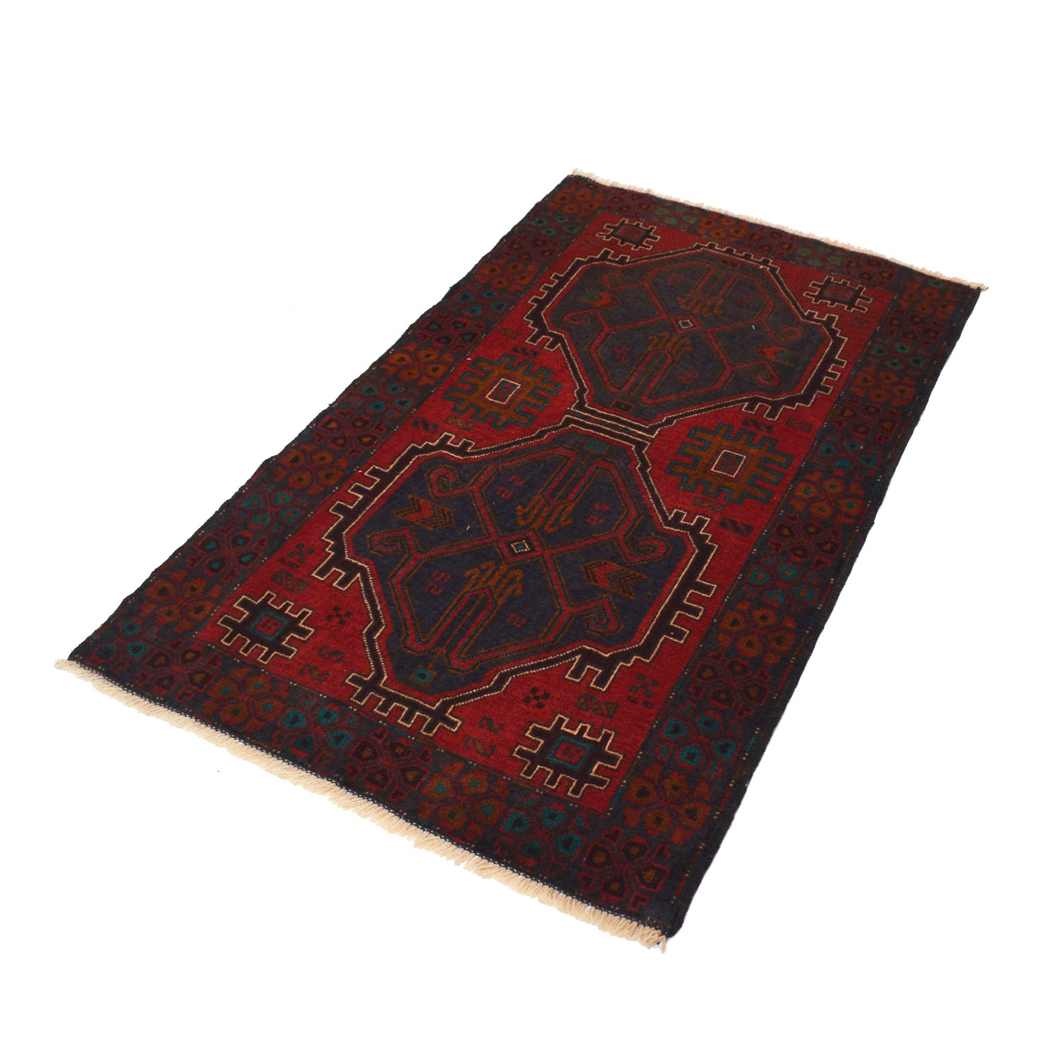 Hand Knotted Baluchi Rug 2' 6 x 4' 6 (ft) - R20785