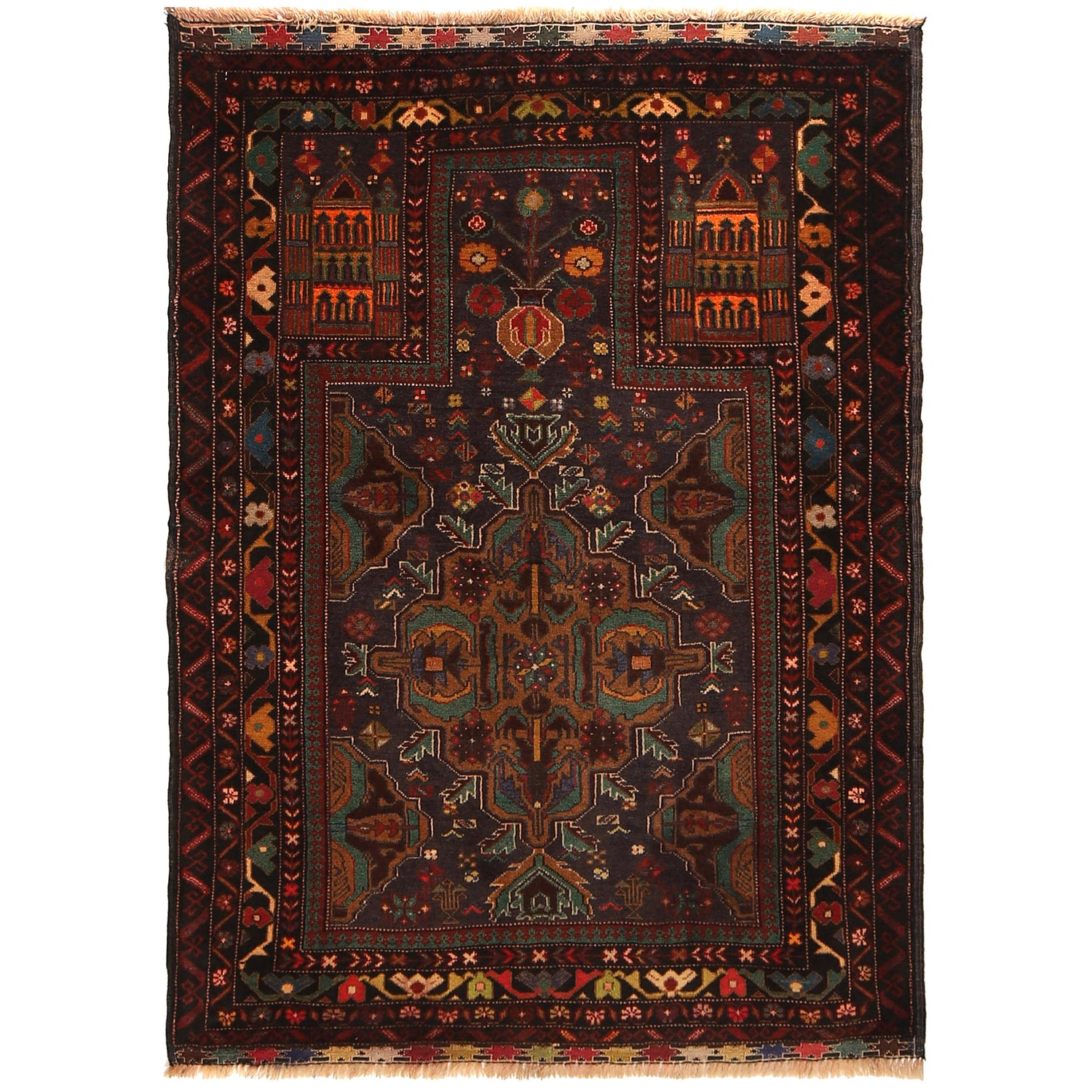 Prayer Rug 3' 0 x 4' 2 (ft) - No. R20788