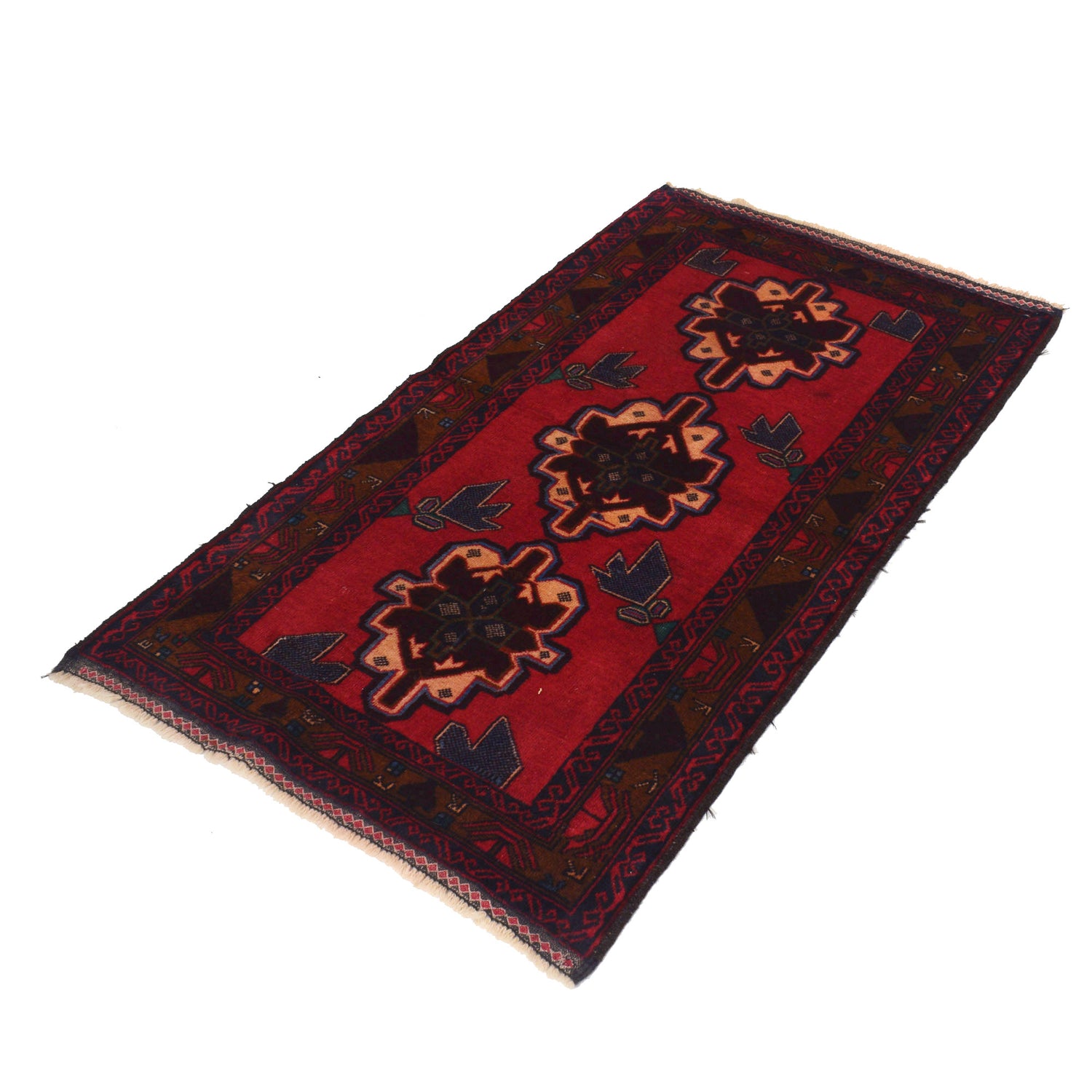 Hand Knotted Baluchi Rug 2' 6 x 4' 7 (ft) - R21043