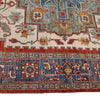 Hand Knotted Persian Design Heriz Rug 5' 1 x 6' 6 (ft) - No. R21356