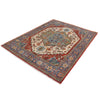 Hand Knotted Persian Design Heriz Rug 5' 1 x 6' 6 (ft) - No. R21356