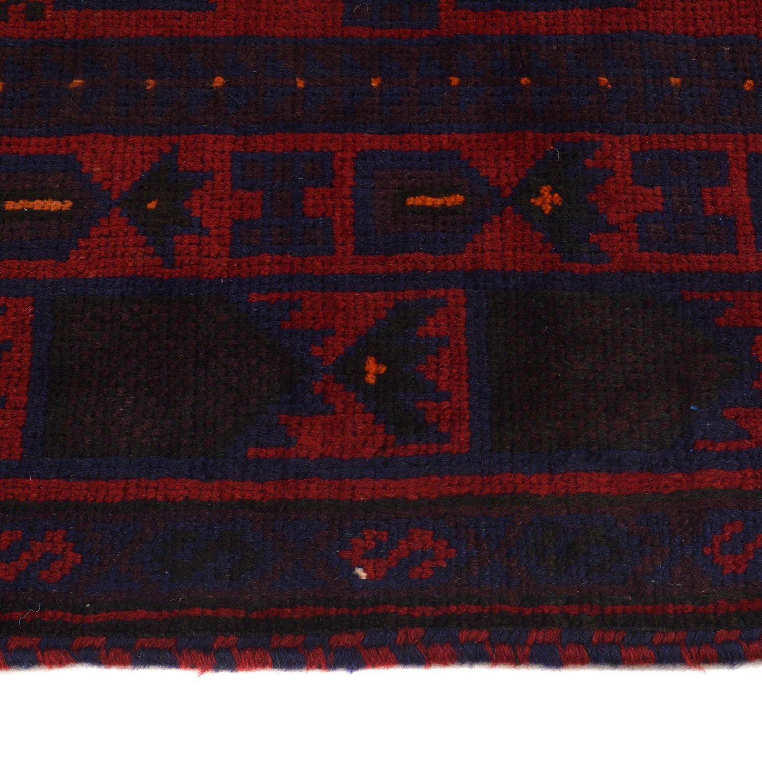 Red Color Prayer Carpet 2' 10" x 4' 8" (ft) - No. R21497