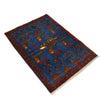 Blue War Rug 2' 7 x 3' 8 (ft) - No. R21583