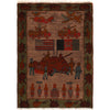 Handmade War Rug 1' 9 x 2' 7 (ft) - No. R21666