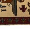 Ivory Color War Rug 2' 6 x 4' 0 (ft) - No. R21691