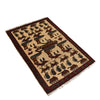 Ivory Color War Rug 2' 6 x 4' 0 (ft) - No. R21691