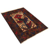 Hand Knotted Baluchi Rug 3' 2 x 4' 4 (ft) - R21986