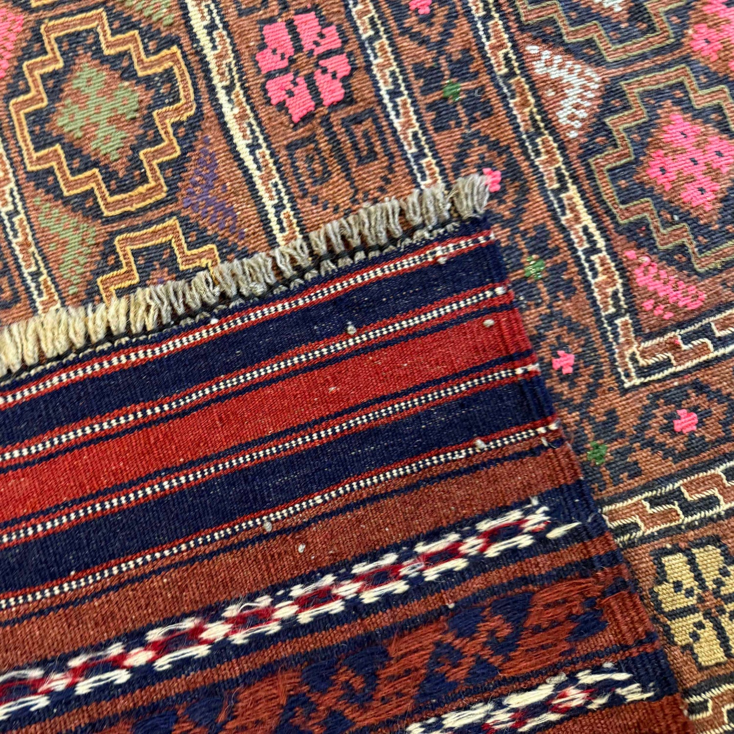 Bedroom Flatweave Kilim 5' 3" x 7' 4" (ft) - No. R22252