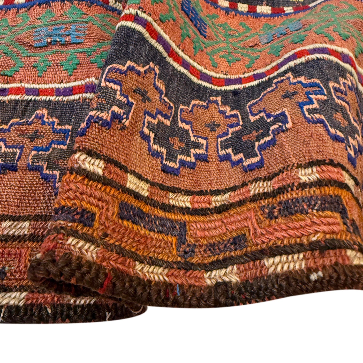 Medium Size Dhurrie Kelim 4' 4" x 6' 4" (ft) - No. R22253