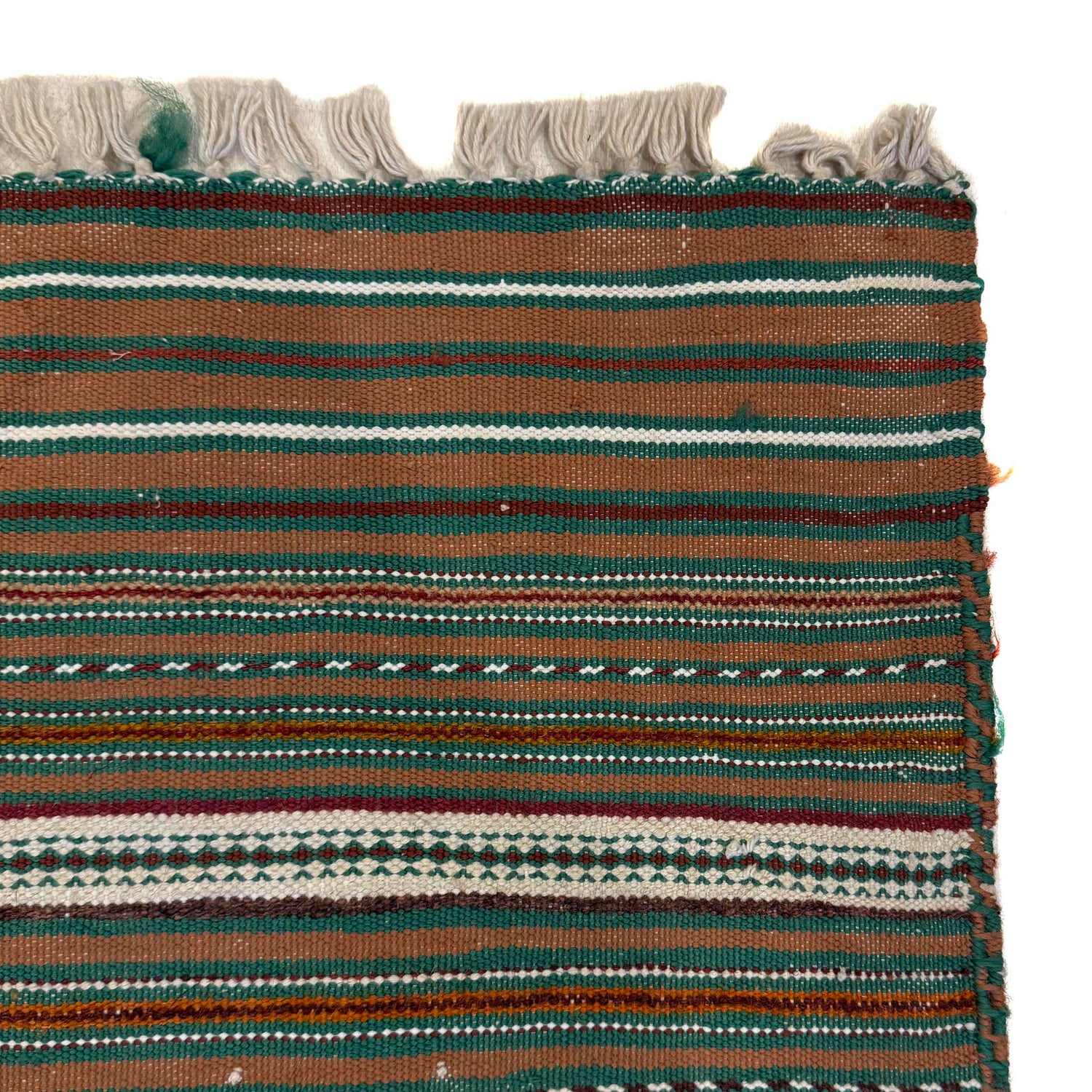 Handmade Flatweave Dhurrie 2' 8 x 4' 4 (ft) - No. R22276