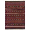 Handmade Flatweave Dhurrie 3' 2 x 4' 4 (ft) - No. R22277