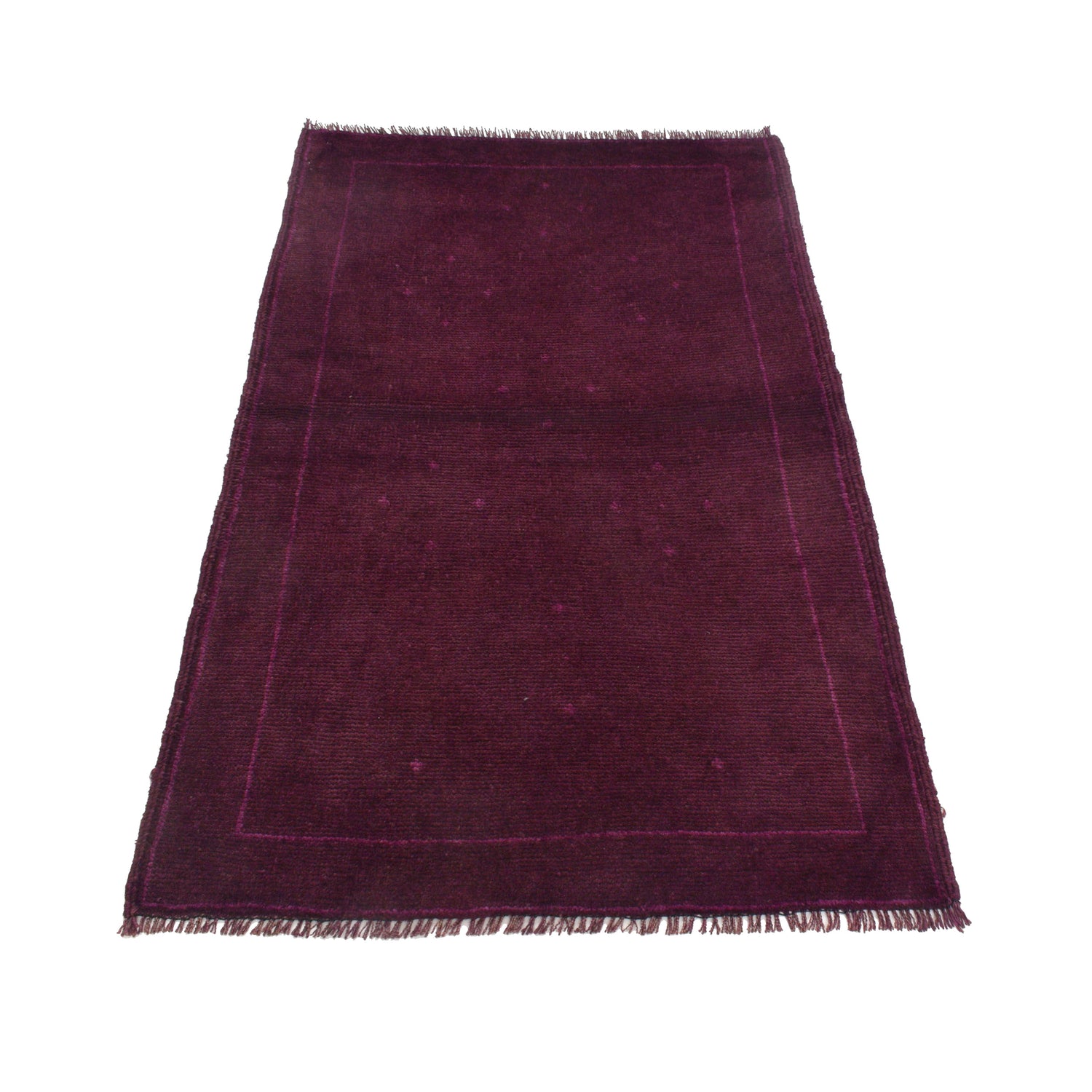 Purple Overdyed Rug 2' 8 x 4' 6 (ft) - No. R22758