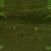 Green Overdyed Rug 2' 9 x 4' 5 (ft) - No. R22761