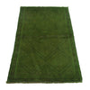 Green Overdyed Rug 2' 9 x 4' 4 (ft) - No. R22762