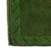 Green Overdyed Rug 2' 8 x 4' 4 (ft) - No. R22765