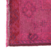 Pink Overdyed Rug 3' 1 x 4' 2 (ft) - No. R22770