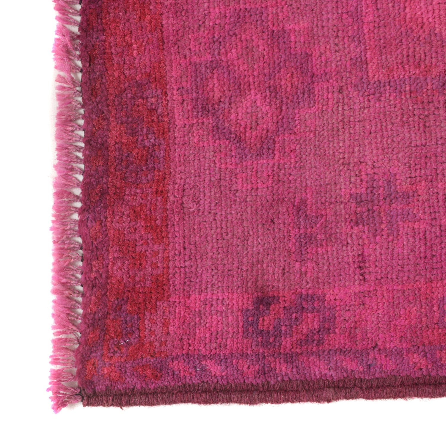 Pink Overdyed Rug 3' 1 x 4' 2 (ft) - No. R22770