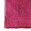 Pink Overdyed Rug 3' 1 x 4' 4 (ft) - No. R22773