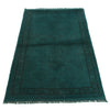 Sea Green Overdyed Rug 3' 0 x 4' 7 (ft) - No. R22775