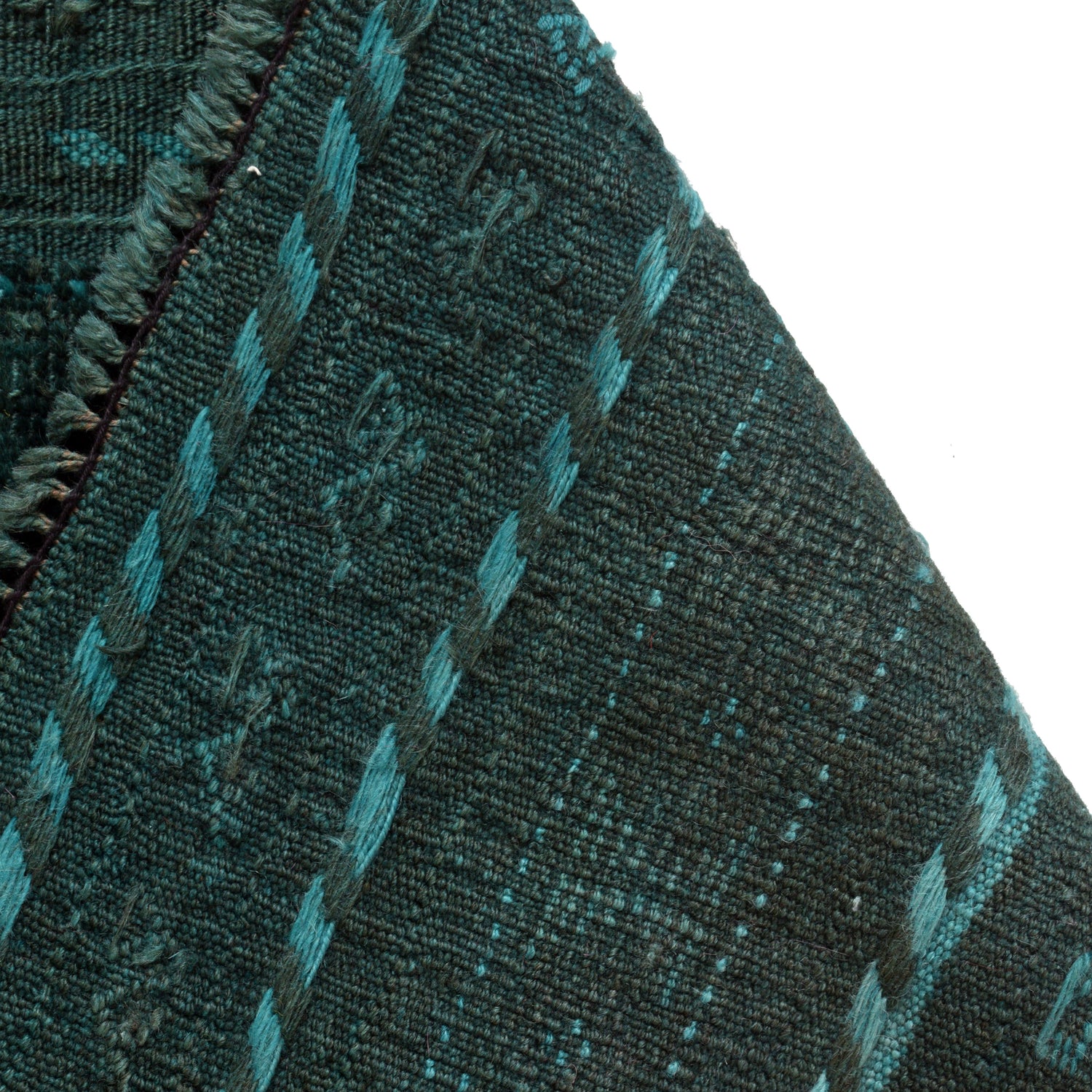Sea Green Overdyed Kilim Rug 2' 3 x 4' 9 (ft) - No. R22779