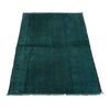 Sea Green Overdyed Rug 2' 8 x 4' 1 (ft) - No. R22781