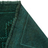 Sea Green Overdyed Rug 2' 7 x 4' 2 (ft) - No. R22782