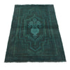 Sea Green Overdyed Rug 2' 8 x 4' 1 (ft) - No. R22792