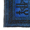 Blue Overdyed Rug 2' 8 x 4' 1 (ft) - No. R22810