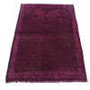 Purple Overdyed Rug 2' 8 x 4' 1 (ft) - No. R22811