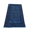 Blue Overdyed Rug 2' 6 x 4' 2 (ft) - No. R22816