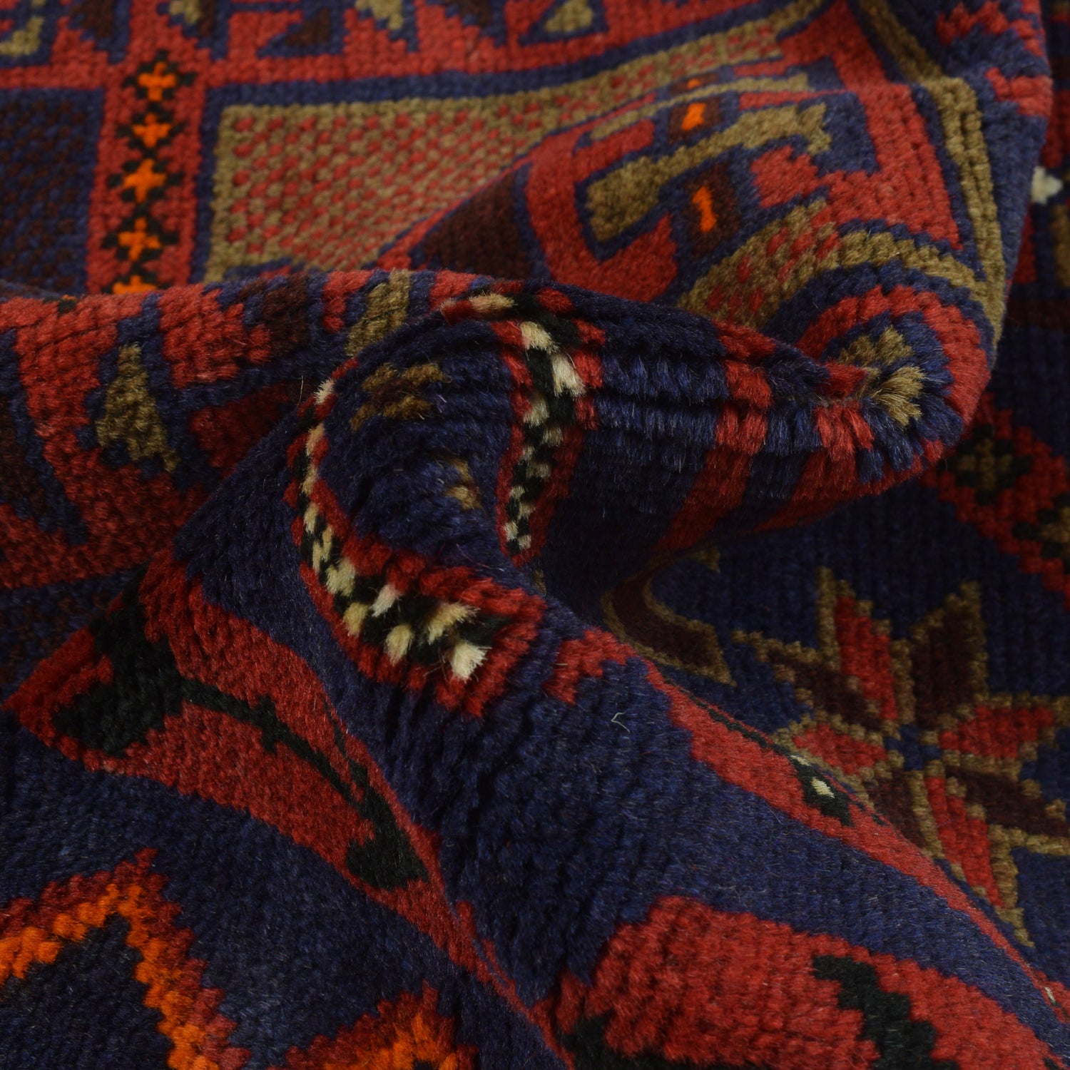 Blue Color Prayer Carpet 3' 3" x 4' 11" (ft) - No. R22822